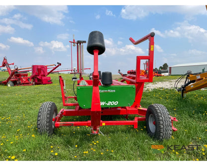 Farm King BW200 Pull-Type Bale Wrapper 4’ x 4’ and 4’ x 5’ Bale Capacity Bale Wrappers