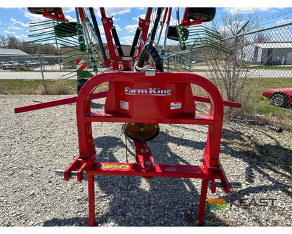 Farm King ENO780FK Twin Rotary Rake 23’–26.5’ Adjustable Working Width Hay Rakes