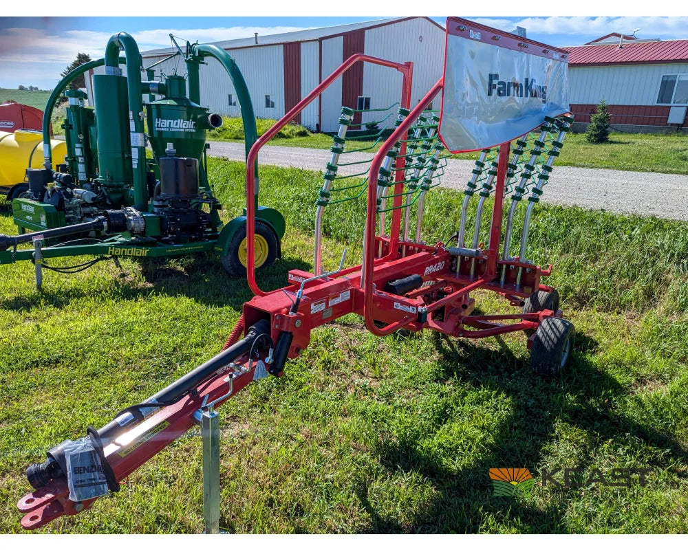 Farm King RR420FK Rotary Rake 13.8’ Working Width 6.5’ Transport Width Pull Type Hay Rakes