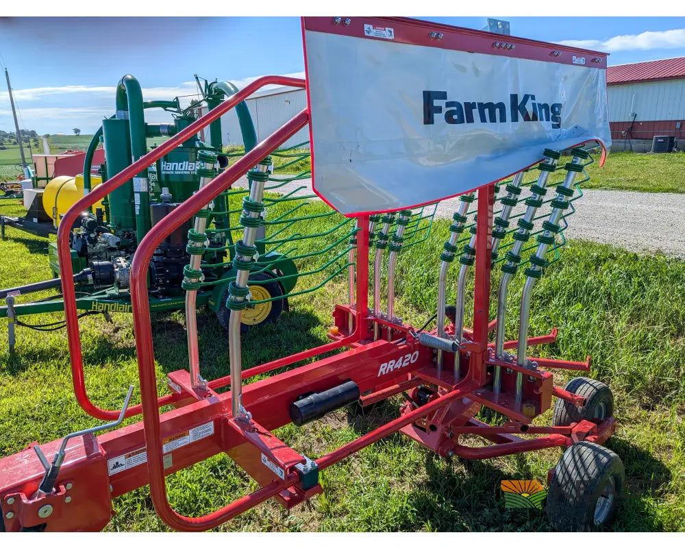 Farm King RR420FK Rotary Rake 13.8’ Working Width 6.5’ Transport Width Pull Type Hay Rakes