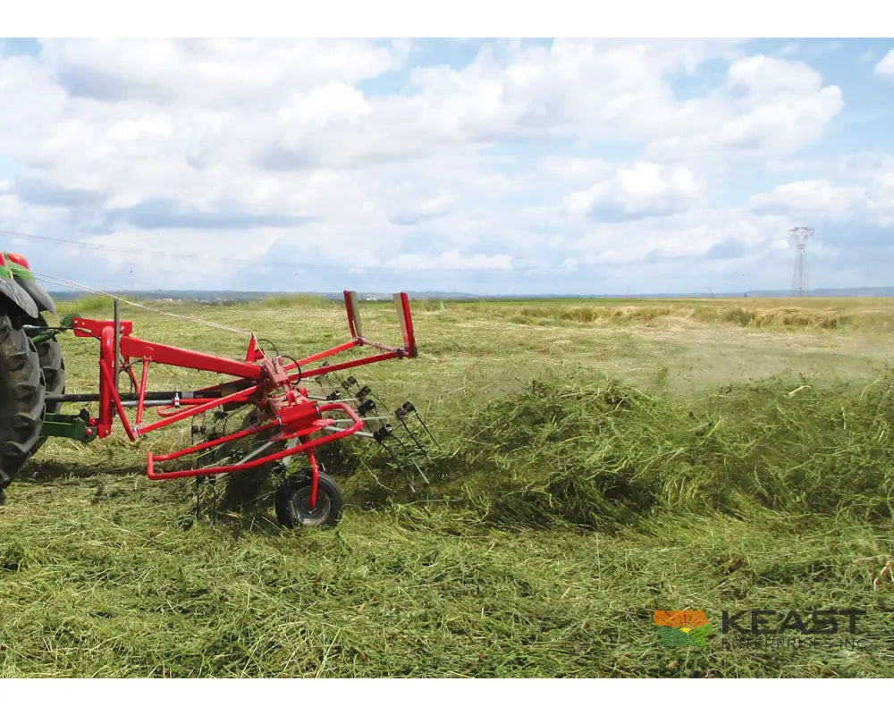 Farm King RT24 Vortex Tedder 24’ Working Width 6 Basket 9’8’’ Transport Width Tedders