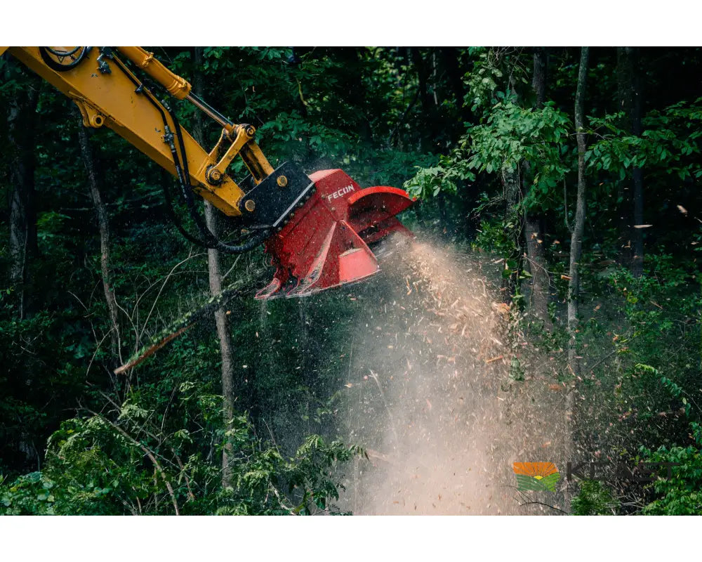 Fecon FDX52 Excavator Tree Disc Mulcher 52’’ Cutting Width 18+ Ton Excavators Mulchers