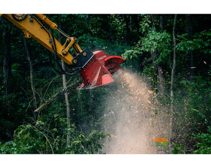 Fecon FDX52 Excavator Tree Disc Mulcher 52’’ Cutting Width 18+ Ton Excavators Mulchers