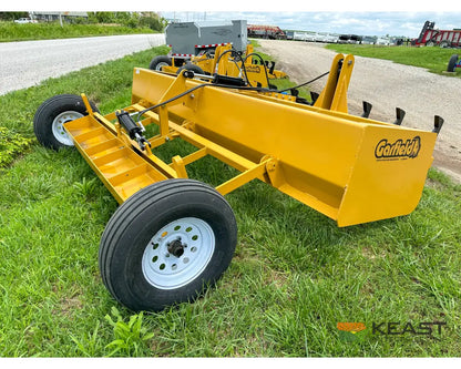 Garfield GDSTR12 12’ Drag Scraper w/ Rippers 12’ Cutting Width Hydraulic Tilt Box Scrapers