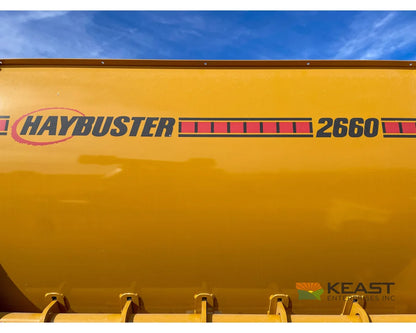 Haybuster 2660 Bale Processor 2 Bale Capacity Hydraulic Deflector Bale Processors