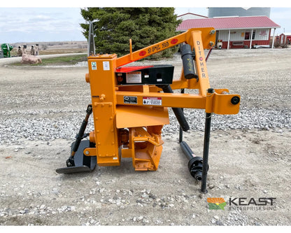 Hurricane Ditcher 3PT26 Ditcher - 5 Hard Surfaced Paddles 26’’ Impeller Rotary Ditchers