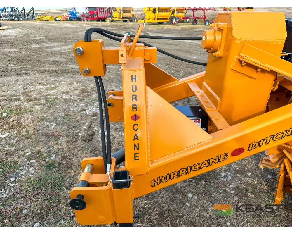 Hurricane Ditcher 3-PT 42 Rotary Ditcher Double Tailwheel Standard Ripper Shank Rotary Ditchers
