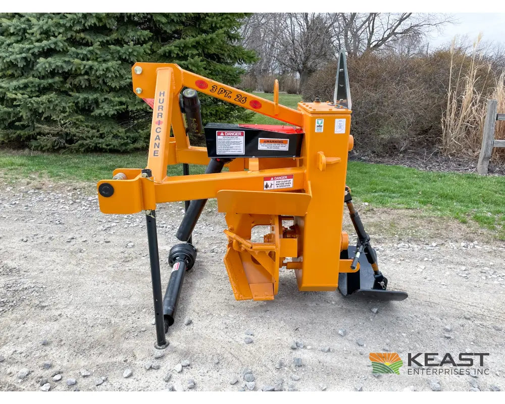 Hurricane Ditcher 3PT26 Ditcher - 5 Hard Surfaced Paddles 26’’ Impeller Rotary Ditchers