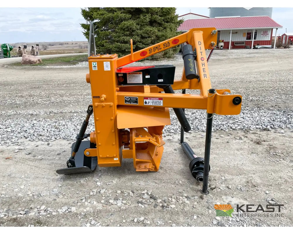 Hurricane Ditcher 3PT26 Ditcher - 5 Hard Surfaced Paddles 26’’ Impeller Rotary Ditchers