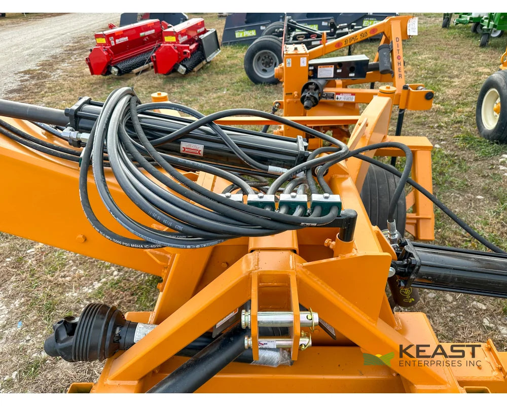 Hurricane Ditcher Ditch Angel Extended 26’’ Right Side Rotary Ditcher Counterweight Tail Wheel Rotary Ditchers