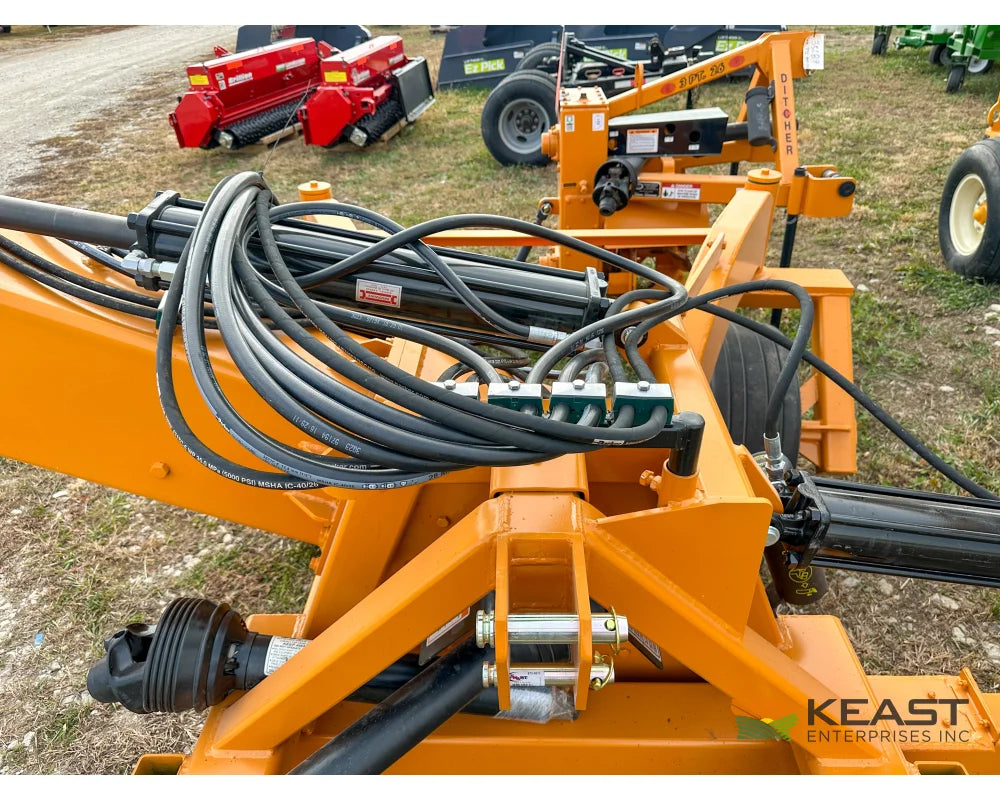 Hurricane Ditcher Ditch Angel Extended 26’’ Right Side Rotary Ditcher Counterweight Tail Wheel Rotary Ditchers