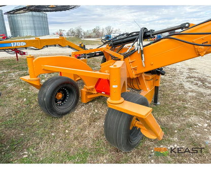 Hurricane Ditcher Ditch Angel Extended 26’’ Right Side Rotary Ditcher Counterweight Tail Wheel Rotary Ditchers