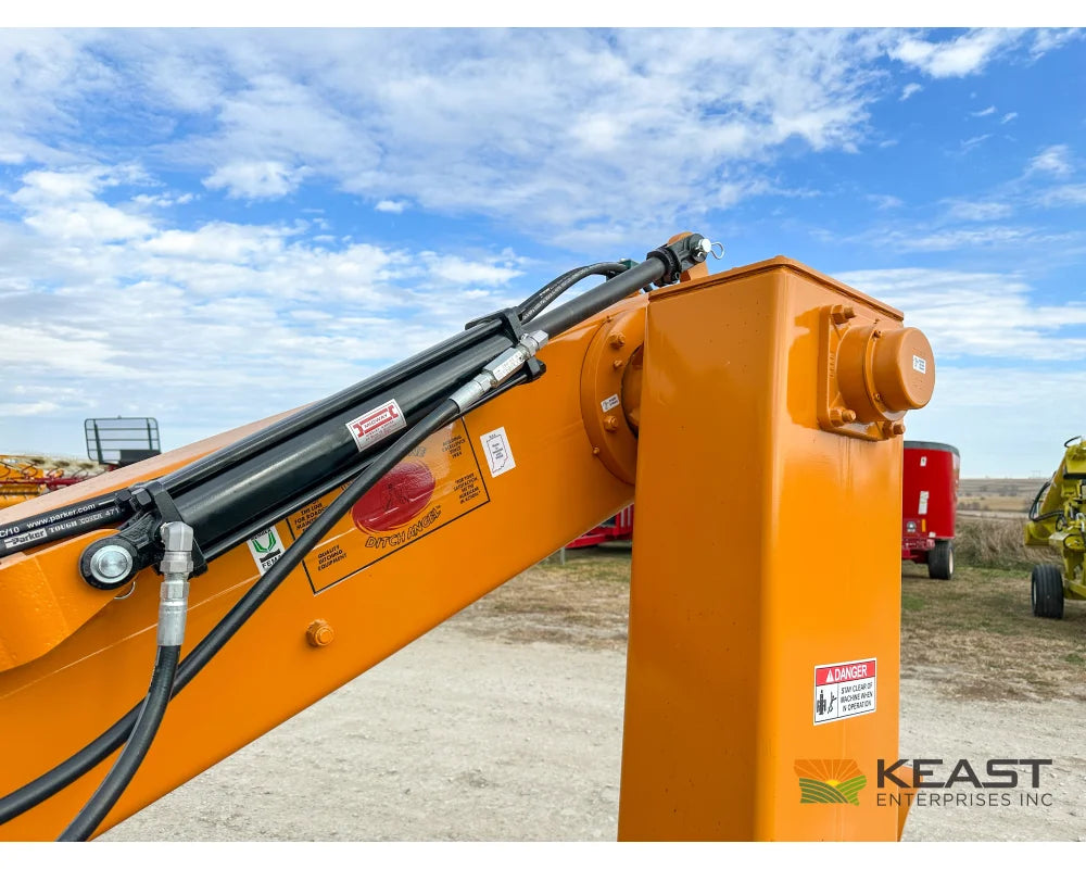 Hurricane Ditcher Ditch Angel Extended 26’’ Right Side Rotary Ditcher Counterweight Tail Wheel Rotary Ditchers