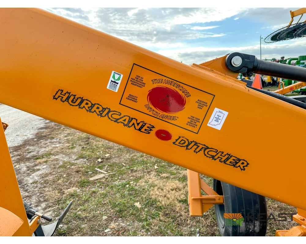 Hurricane Ditcher Ditch Angel Extended 26’’ Right Side Rotary Ditcher Counterweight Tail Wheel Rotary Ditchers