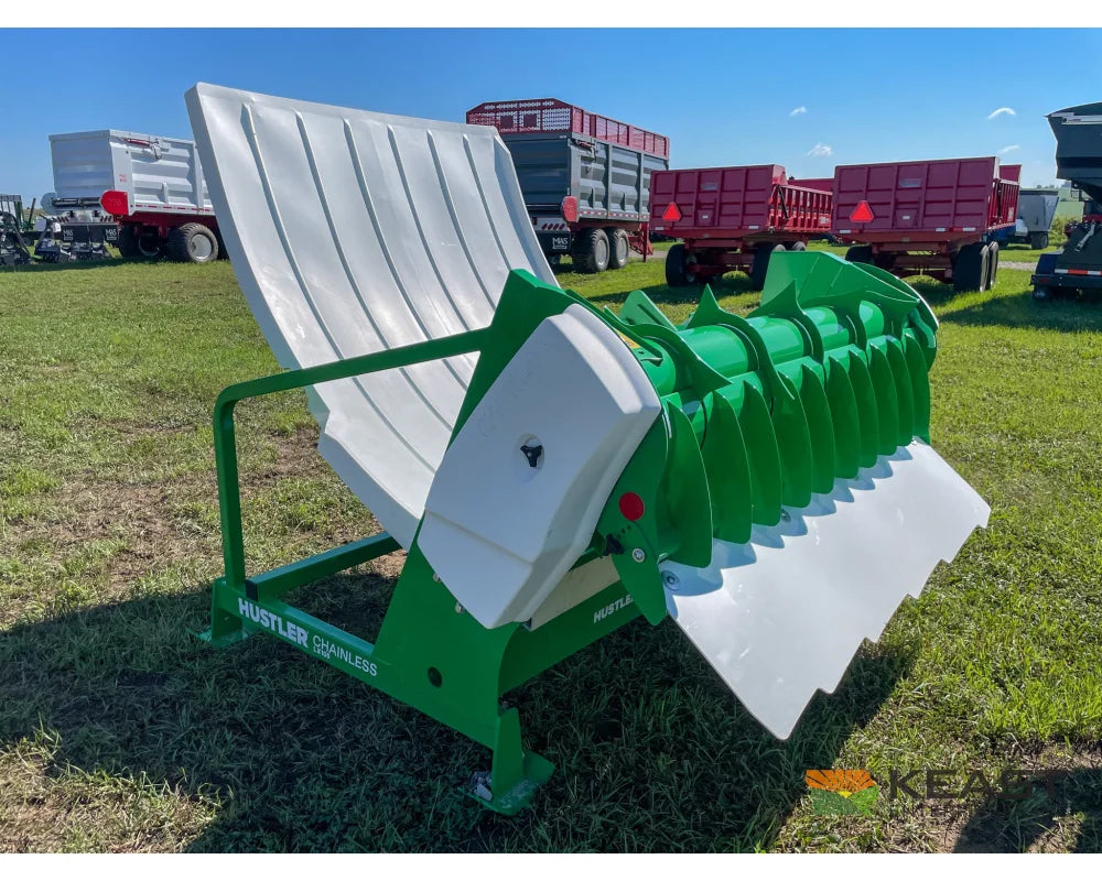 Hustler Chainless LX105 Bale Feeder 5’ Side Chute 3-Point Mount Bale Processors
