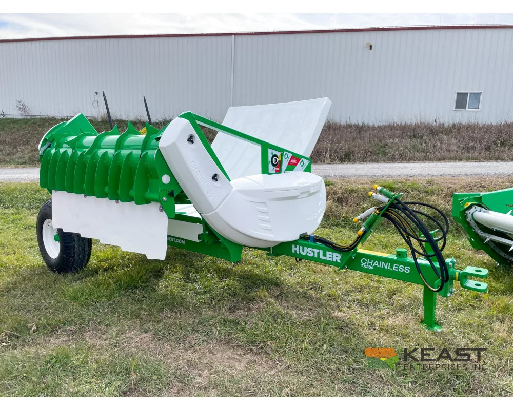 Hustler TX205 bale feeder reference photo