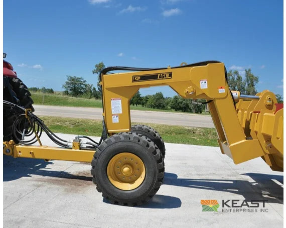 Icon AG11 11 Yard Ejection Scraper 8’ Working Width Replaceable Cutting Edge Ejection Scrapers