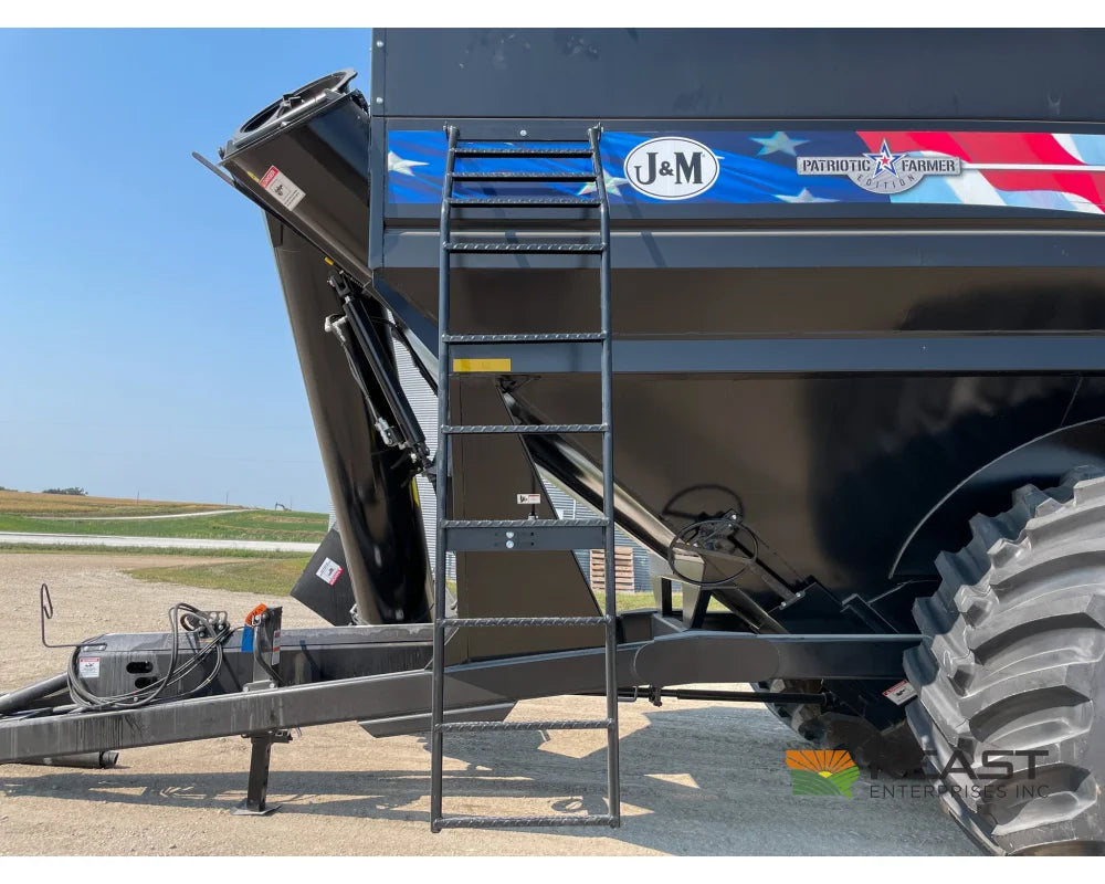 J&M 1112 Grain Cart - 1,150 Bushel Capacity Roll Tarp 20’’ Discharge Scales Grain Carts
