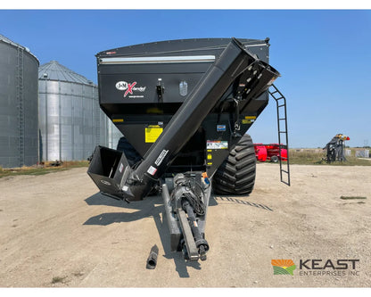 J&M 1112 Grain Cart - 1,150 Bushel Capacity Roll Tarp 20’’ Discharge Scales Grain Carts