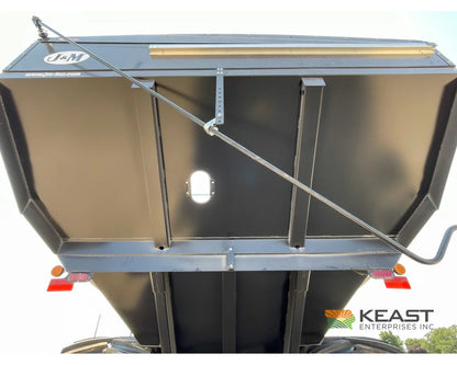 J&M 1112 Grain Cart - 1,150 Bushel Capacity Roll Tarp 20’’ Discharge Scales Grain Carts