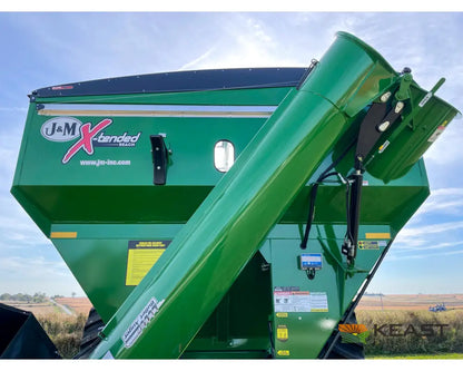 J&M 1312 Grain Cart 1,325 Bushel Capacity Roll Tarp 20’’ Discharge Scales Grain Carts