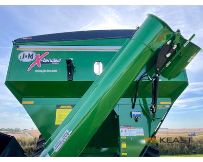 J&M 1312 Grain Cart 1,325 Bushel Capacity Roll Tarp 20’’ Discharge Scales Grain Carts