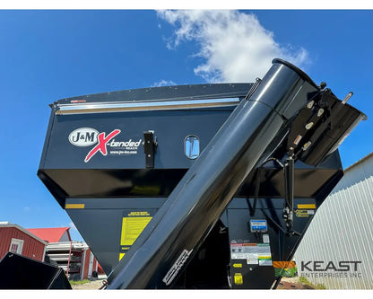 J&M 1312T Tracked Grain Cart 1,325 Bushel Capacity Roll Tarp 20’’ Discharge Scales Grain Carts
