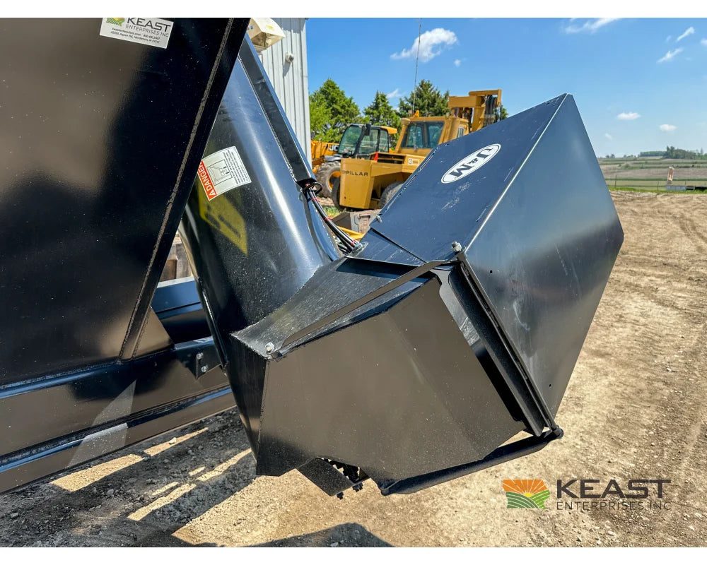 J&M 1312T Tracked Grain Cart 1,325 Bushel Capacity Roll Tarp 20’’ Discharge Scales Grain Carts