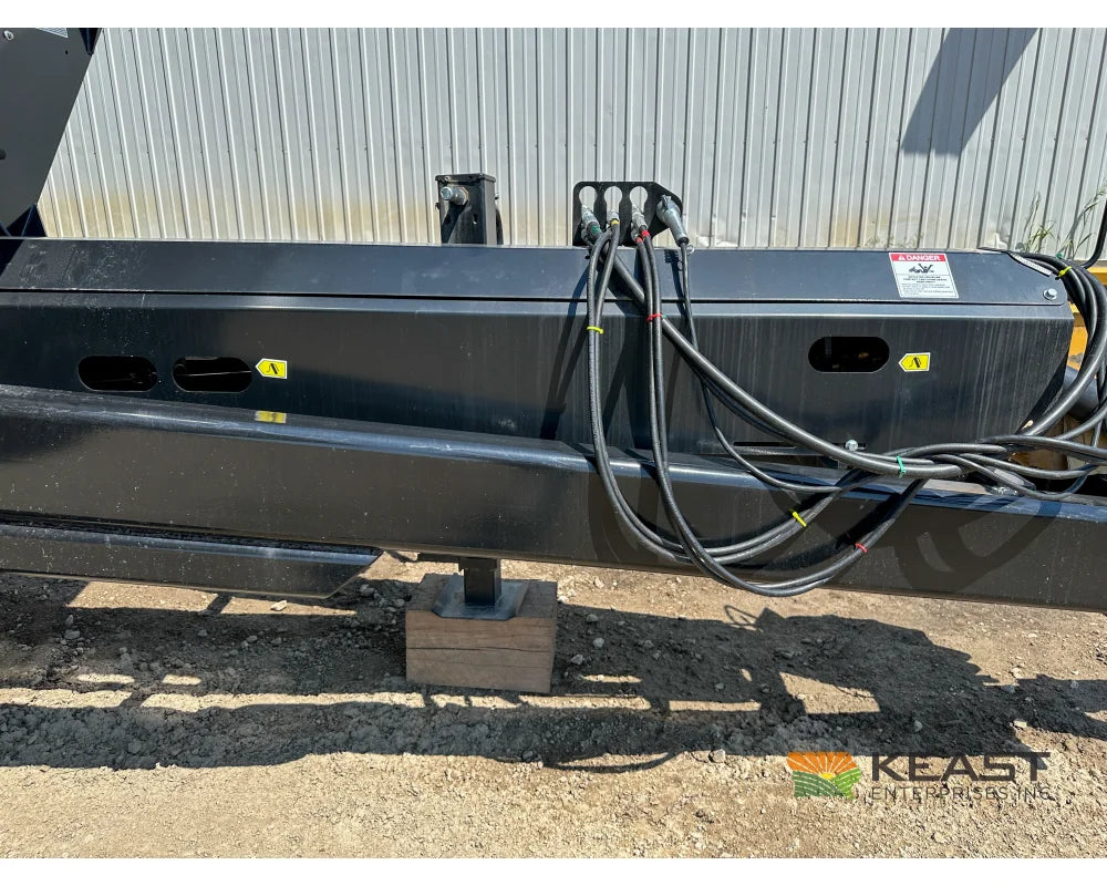 J&M 1312T Tracked Grain Cart 1,325 Bushel Capacity Roll Tarp 20’’ Discharge Scales Grain Carts