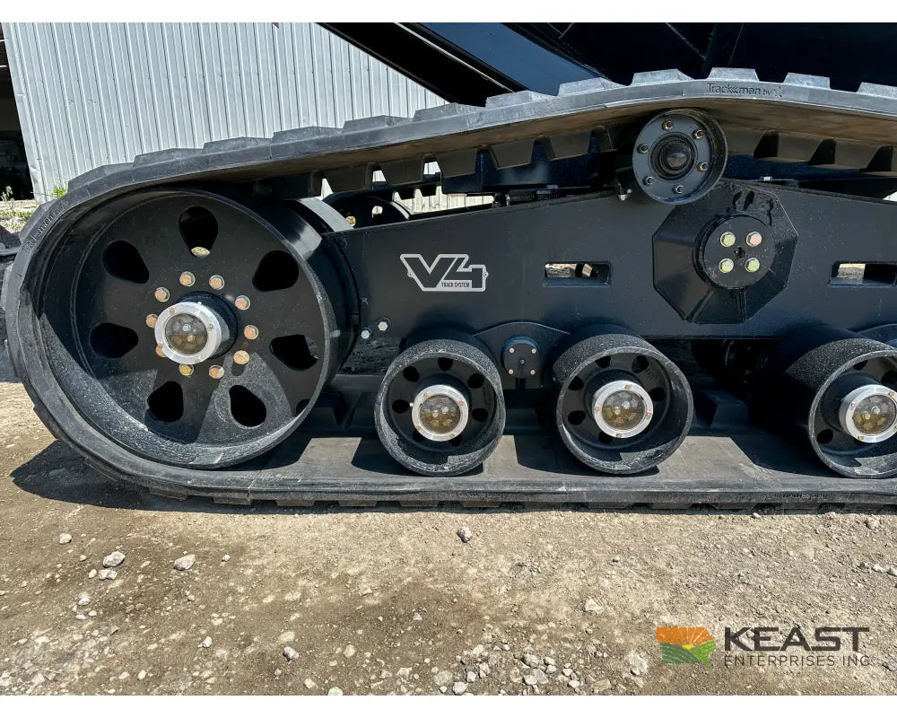 J&M 1312T Tracked Grain Cart 1,325 Bushel Capacity Roll Tarp 20’’ Discharge Scales Grain Carts