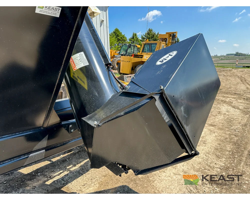 J&M 1312T Tracked Grain Cart 1,325 Bushel Capacity Roll Tarp 20’’ Discharge Scales Grain Carts