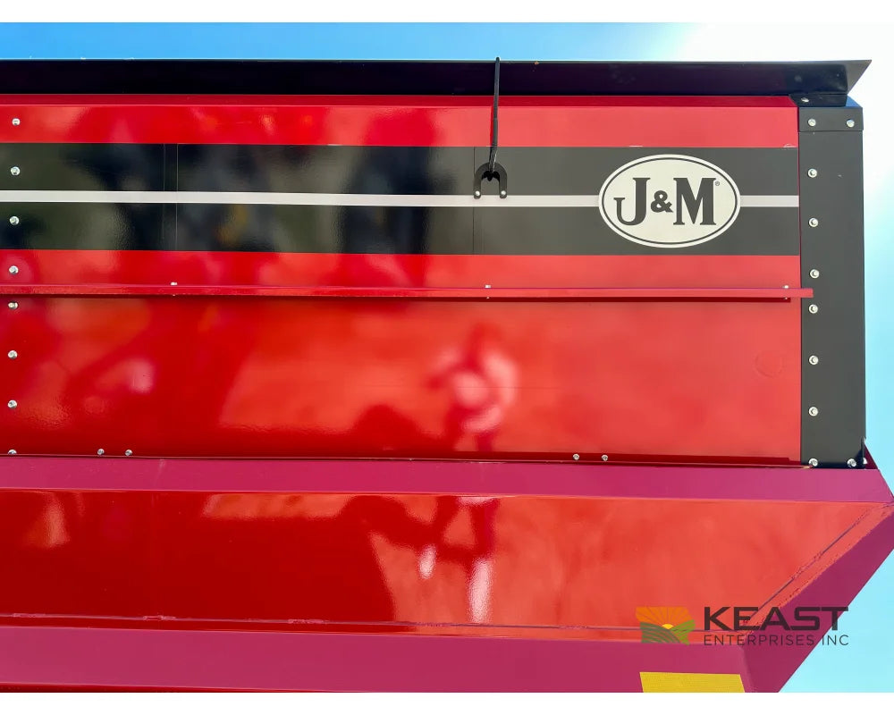 J&M 1522T Tracked Grain Cart 1,500 Bushel Capacity Roll Tarp 20’’ Discharge Scales Grain Carts