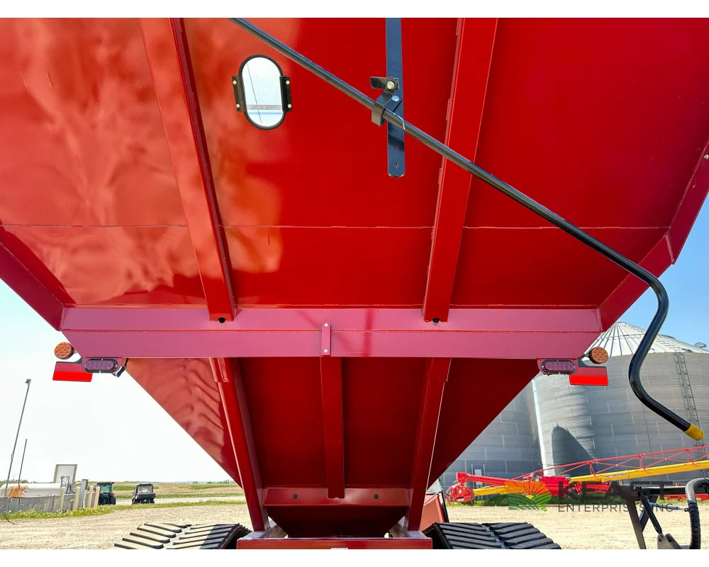 J&M 1522T Tracked Grain Cart 1,500 Bushel Capacity Roll Tarp 20’’ Discharge Scales Grain Carts