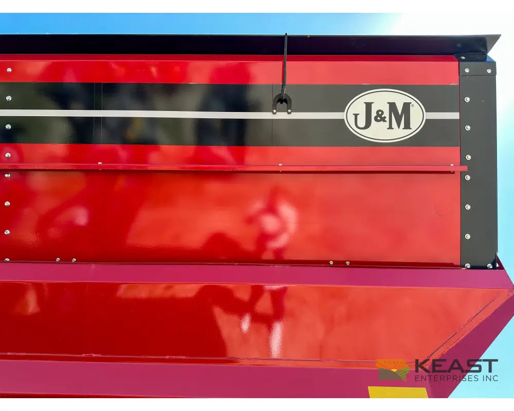 J&M 1522T Tracked Grain Cart 1,500 Bushel Capacity Roll Tarp 20’’ Discharge Scales Grain Carts