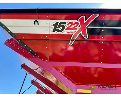 J&M 1522T Tracked Grain Cart 1,500 Bushel Capacity Roll Tarp 20’’ Discharge Scales Grain Carts