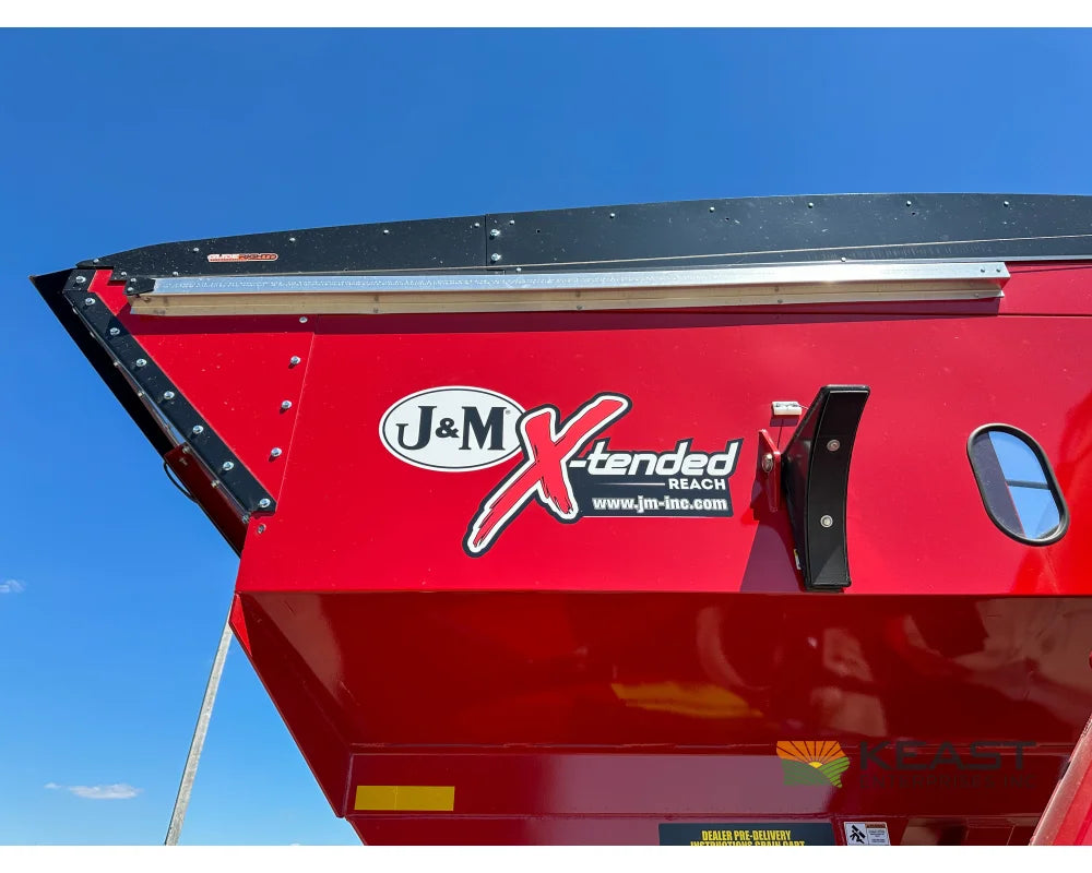 J&M 1522T Tracked Grain Cart 1,500 Bushel Capacity Roll Tarp 20’’ Discharge Scales Grain Carts