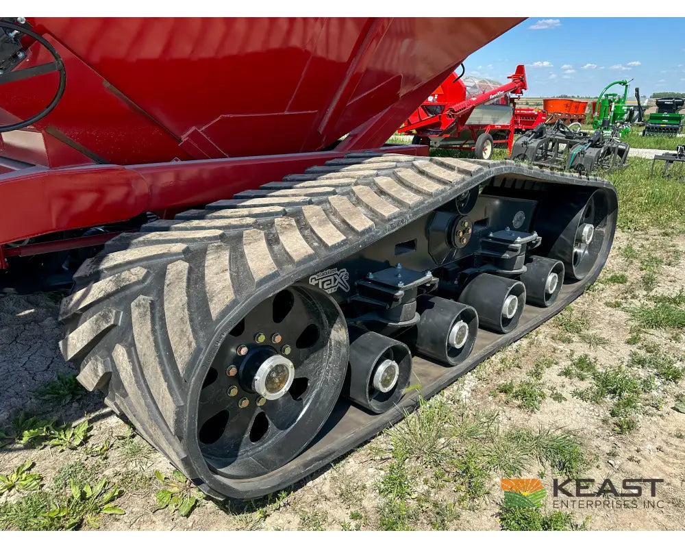 J&M 1522T Tracked Grain Cart 1,500 Bushel Capacity Roll Tarp 20’’ Discharge Scales Grain Carts