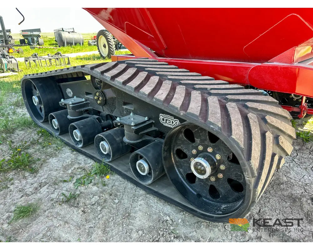 J&M 1522T Tracked Grain Cart 1,500 Bushel Capacity Roll Tarp 20’’ Discharge Scales Grain Carts