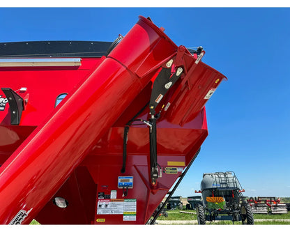 J&M 1522T Tracked Grain Cart 1,500 Bushel Capacity Roll Tarp 20’’ Discharge Scales Grain Carts
