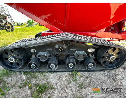 J&M 1522T Tracked Grain Cart 1,500 Bushel Capacity Roll Tarp 20’’ Discharge Scales Grain Carts