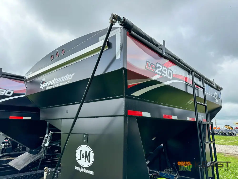J&M LC290 Bulk Seed Tender 290 Cu Ft Capacity Intercomp Scales Seed Tenders
