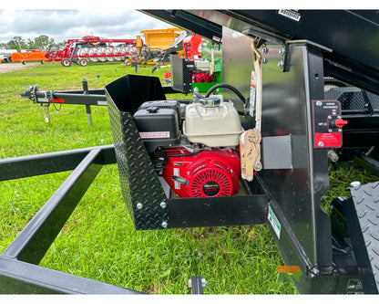 J&M LC290 Bulk Seed Tender 290 Cu Ft Capacity Intercomp Scales Seed Tenders