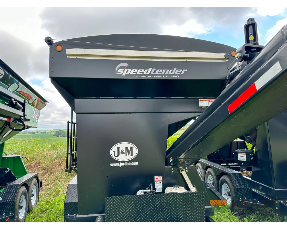 J&M LC290 Bulk Seed Tender 290 Cu Ft Capacity Intercomp Scales Seed Tenders