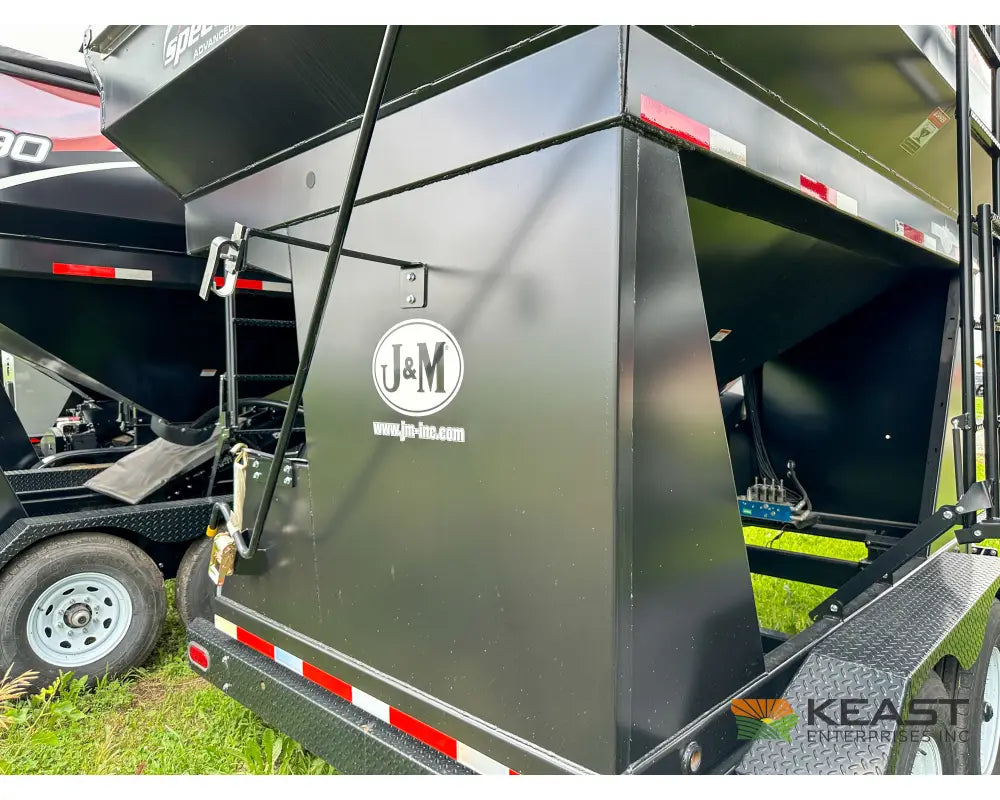 J&M LC290 Bulk Seed Tender 290 Cu Ft Capacity Intercomp Scales Seed Tenders