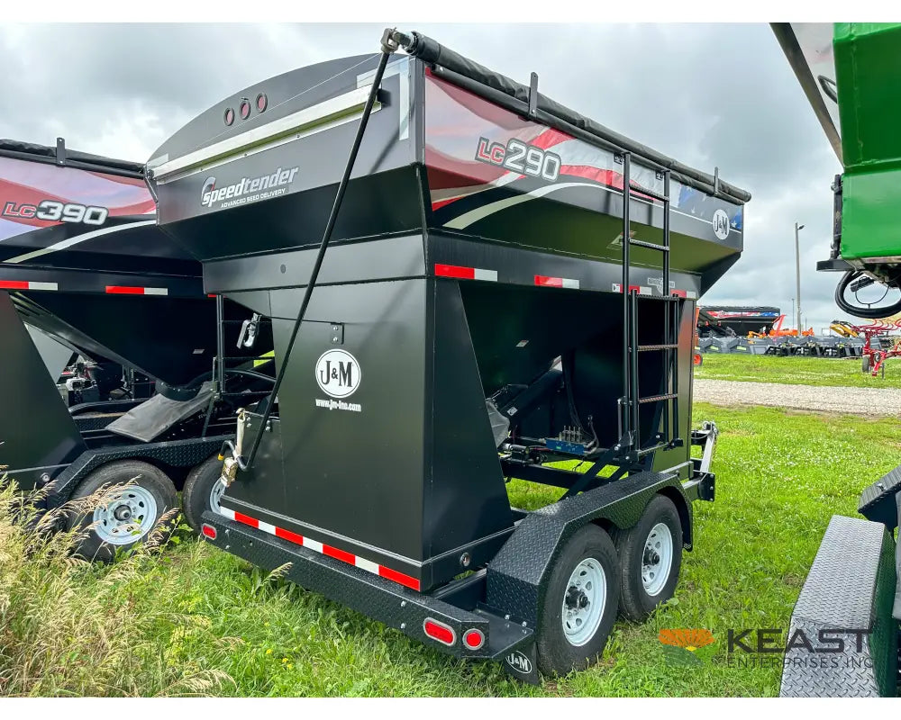 J&M LC290 Bulk Seed Tender 290 Cu Ft Capacity Intercomp Scales Seed Tenders