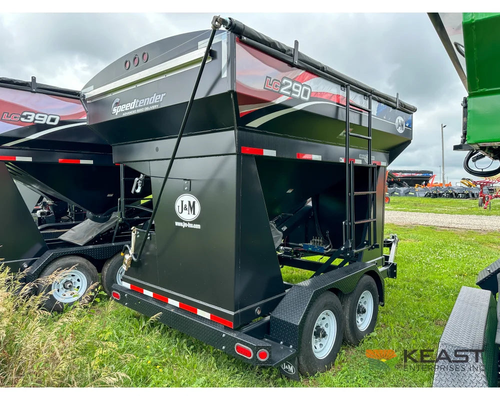 J&M LC290 Bulk Seed Tender 290 Cu Ft Capacity Intercomp Scales Seed Tenders