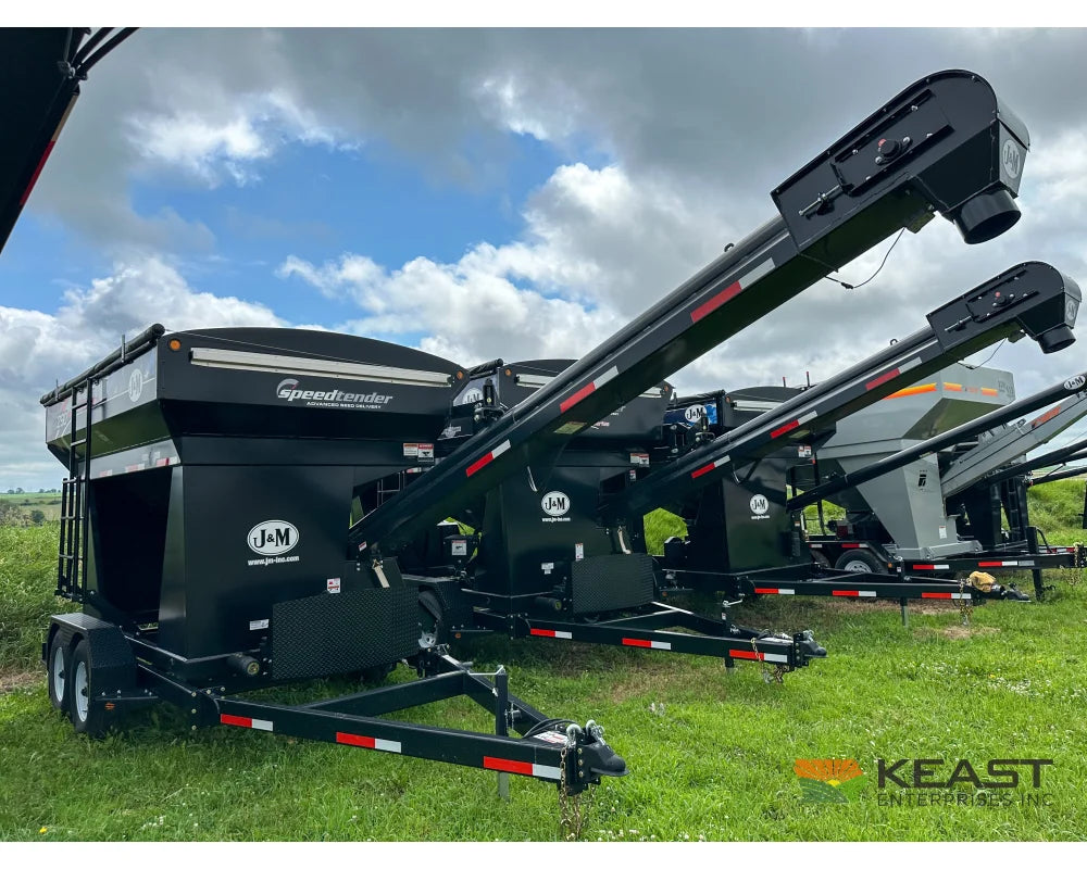 J&M LC290 Bulk Seed Tender 290 Cu Ft Capacity Intercomp Scales Seed Tenders