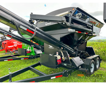 J&M LC290 Bulk Seed Tender 290 Cu Ft Capacity Intercomp Scales Seed Tenders