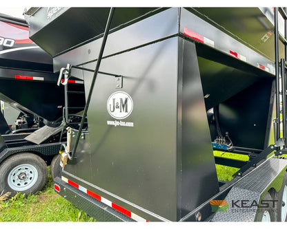 J&M LC290 Bulk Seed Tender 290 Cu Ft Capacity Intercomp Scales Seed Tenders