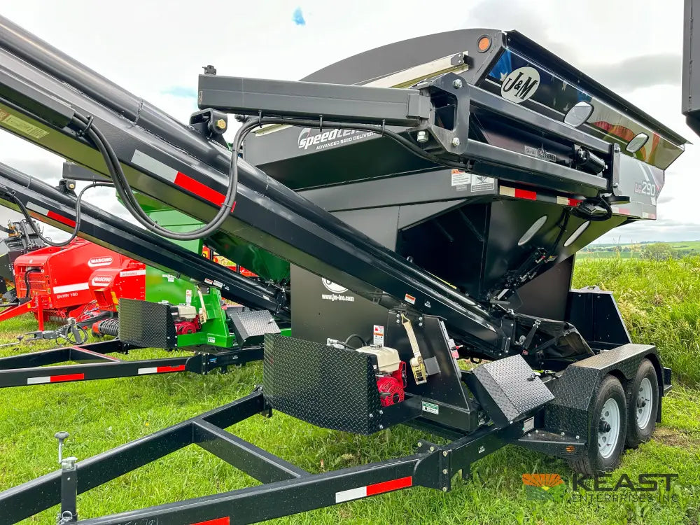 J&M LC290 Bulk Seed Tender 290 Cu Ft Capacity Intercomp Scales Seed Tenders